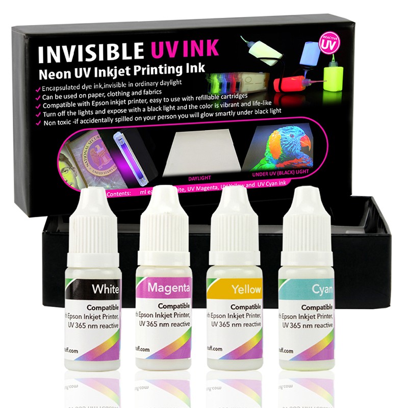 Cerneala invizibila pentru imprimante Epson set 4 culori 30 ml/culoare - imagine 12